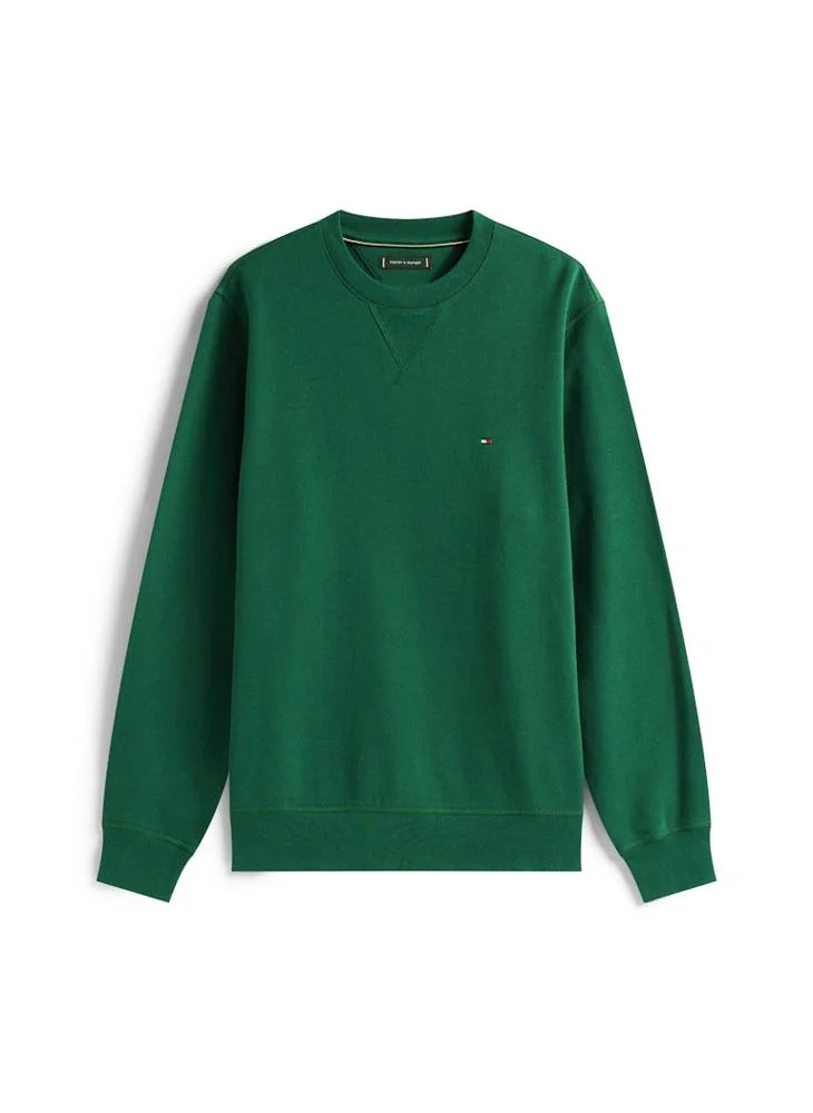 Tommy Hilfiger  Peached Fleece Crew Neck Jumper for Men | Best Price UAE